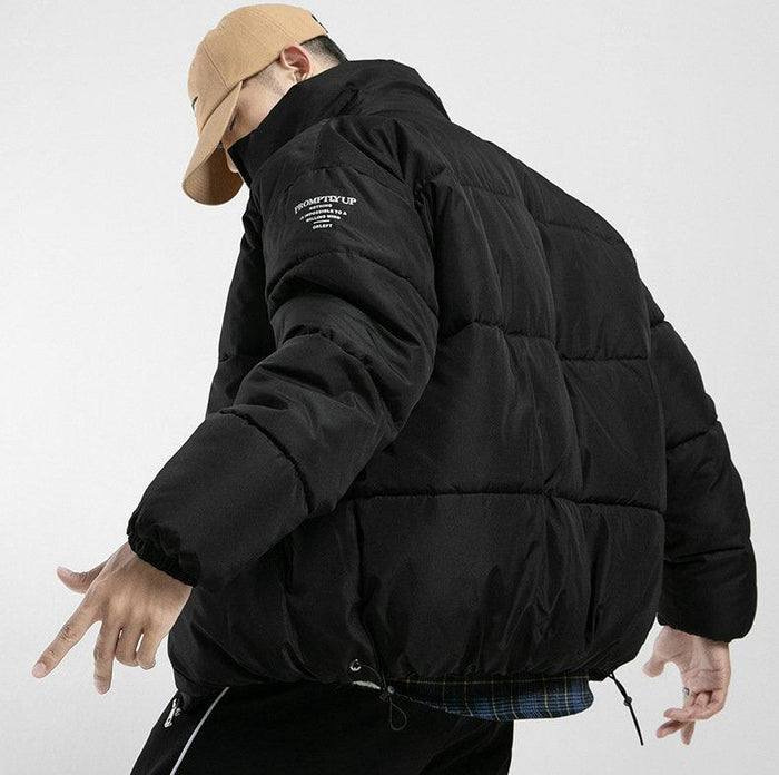 Unisex Puffer Jacke - Perfekt für Herbst und Winter | Schwarz