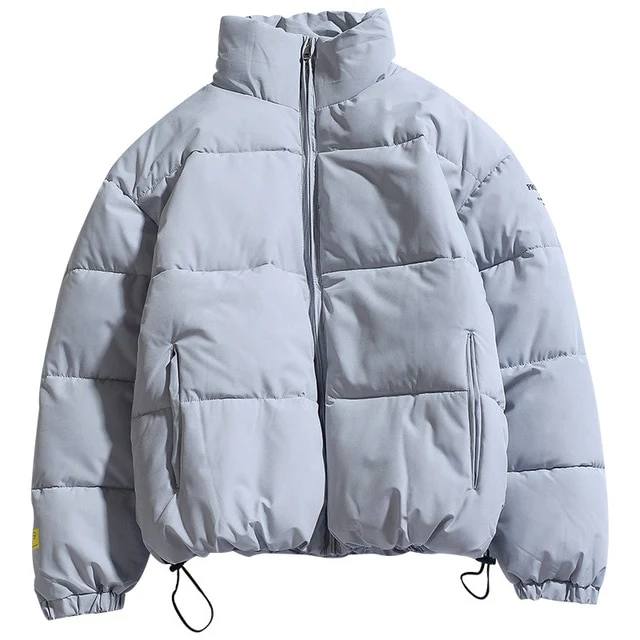 Unisex Puffer Jacke - Perfekt für Herbst und Winter | Grau