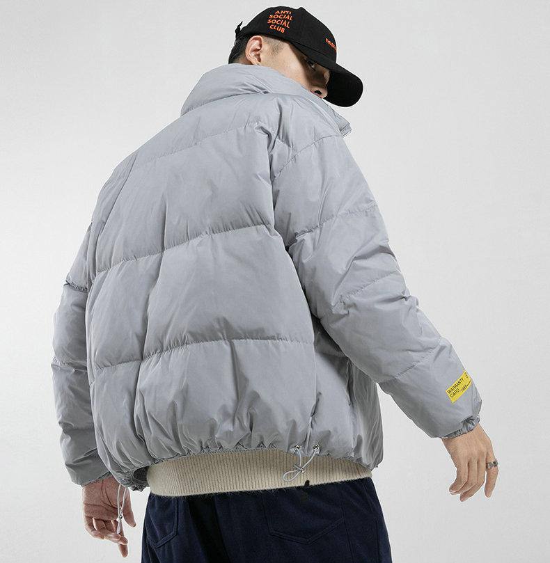 Unisex Puffer Jacke - Perfekt für Herbst und Winter | Grau